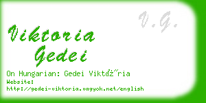 viktoria gedei business card